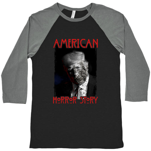 American Horror Story Trump Baseball Tee