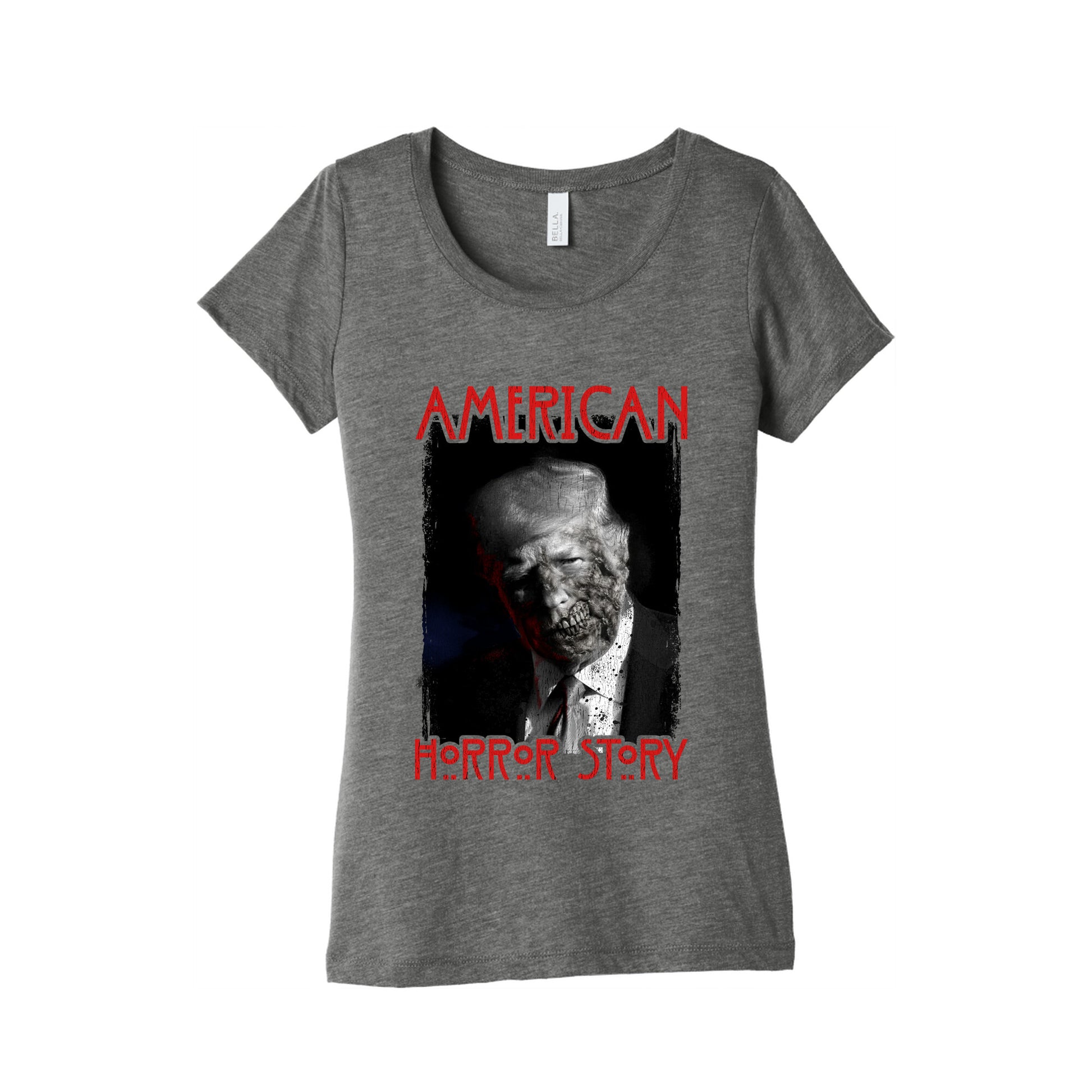 American Horror Story Trump Womens Triblend Tee