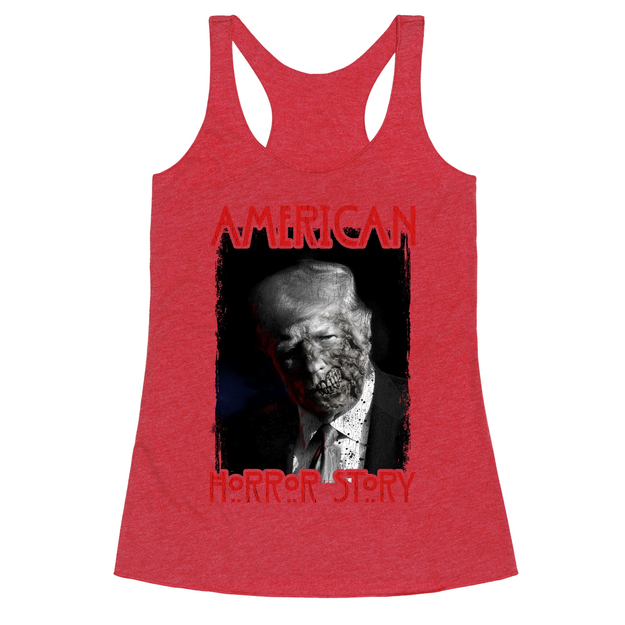 American Horror Story Trump Racerback Tank