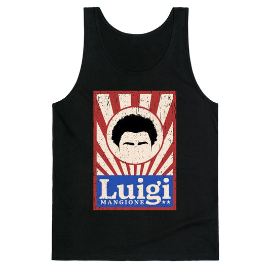 Luigi Mangione Campaign Poster Tank Top