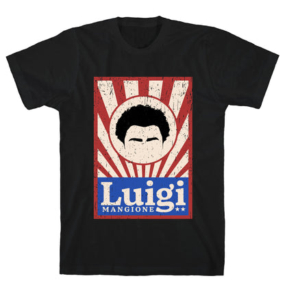 Luigi Mangione Campaign Poster T-Shirt