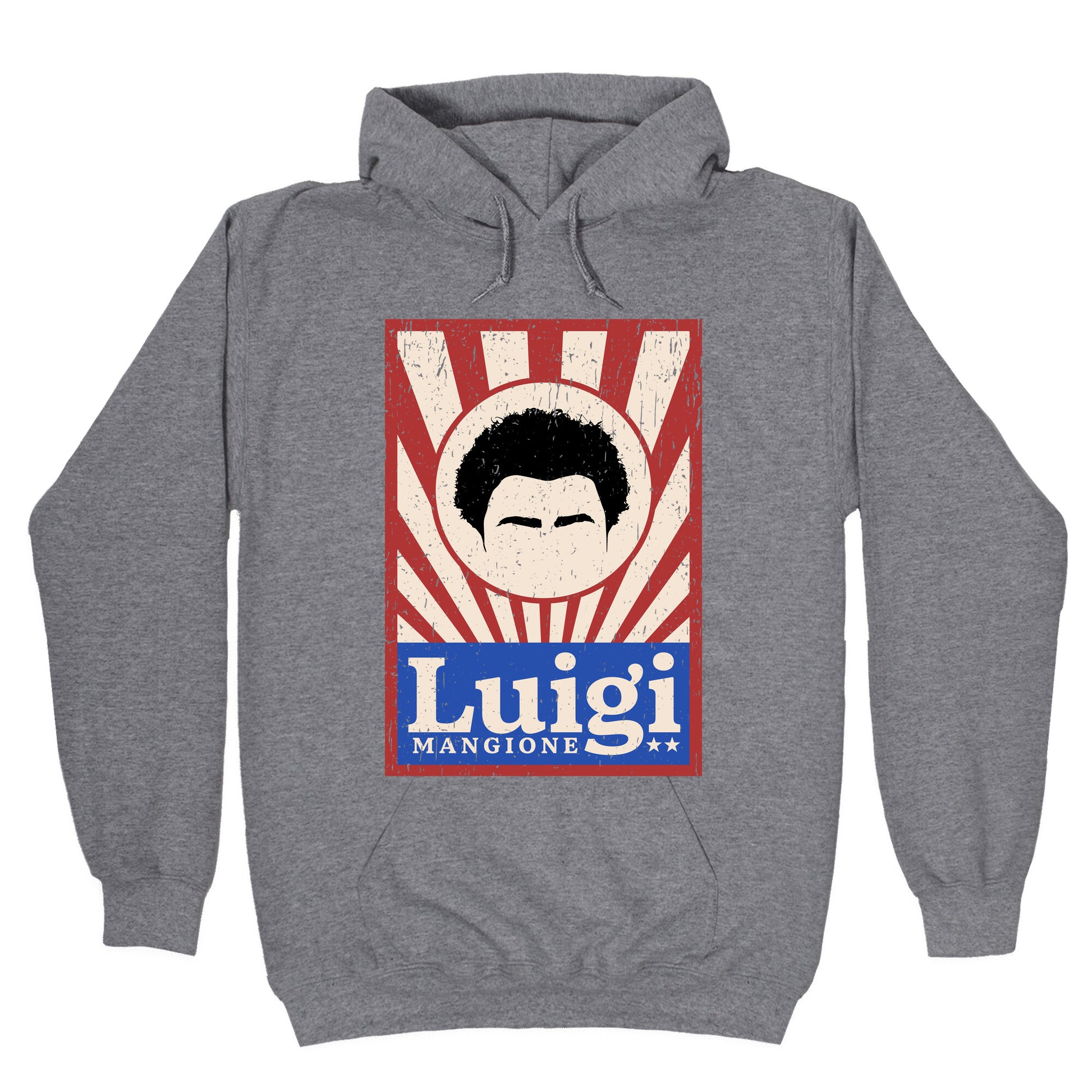 Luigi Mangione Campaign Poster Hoodie