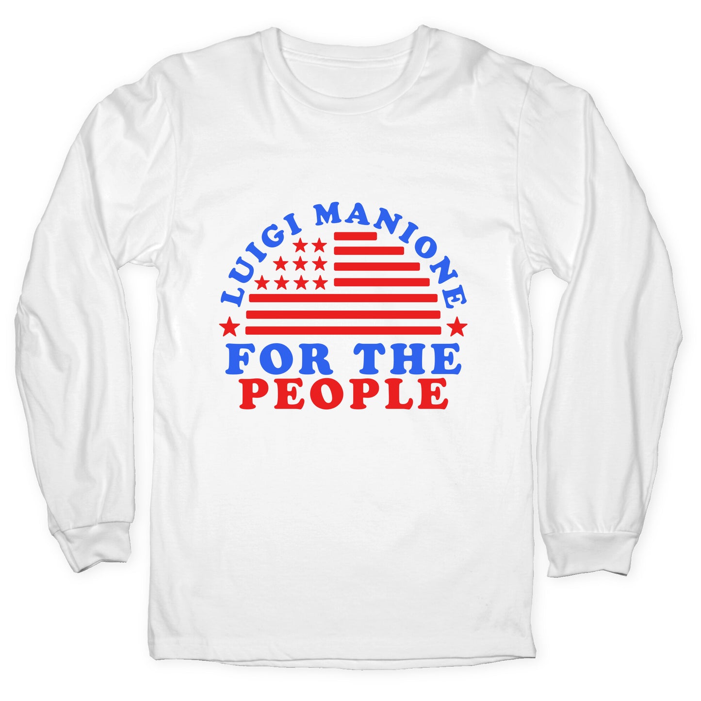 Luigi Mangione For The People Longsleeve Tee