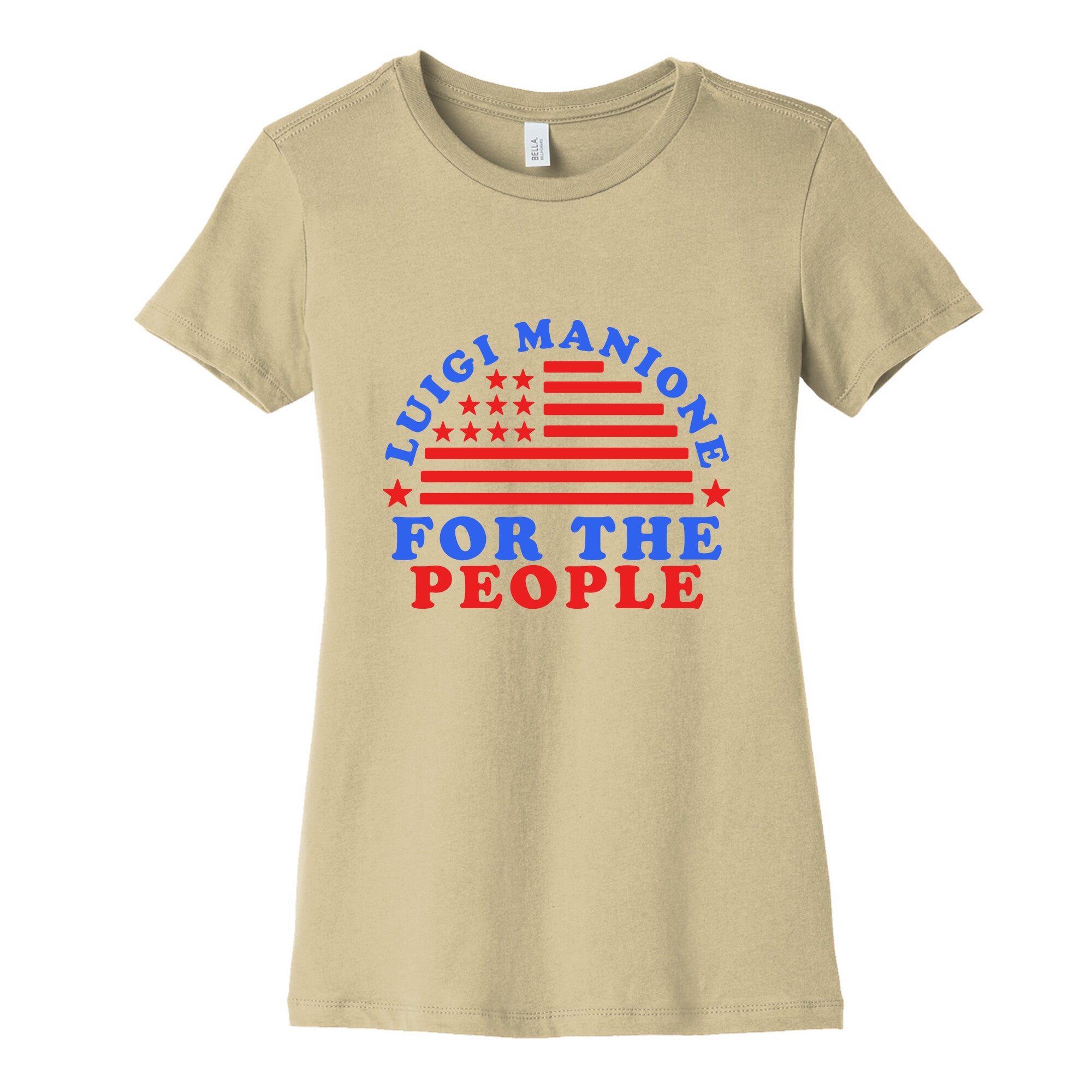 Luigi Mangione For The People Womens Cotton Tee
