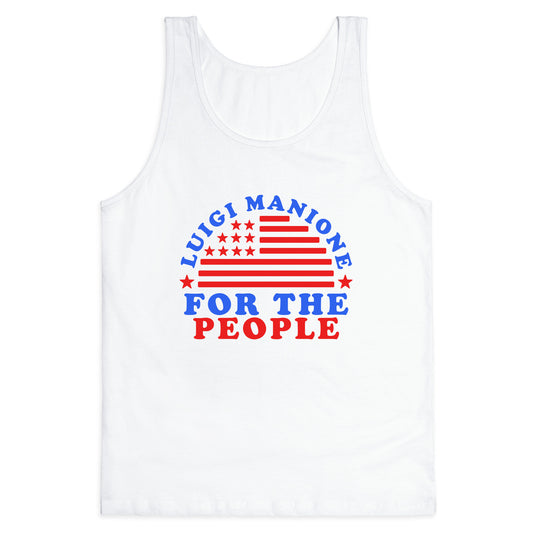 Luigi Mangione For The People Tank Top