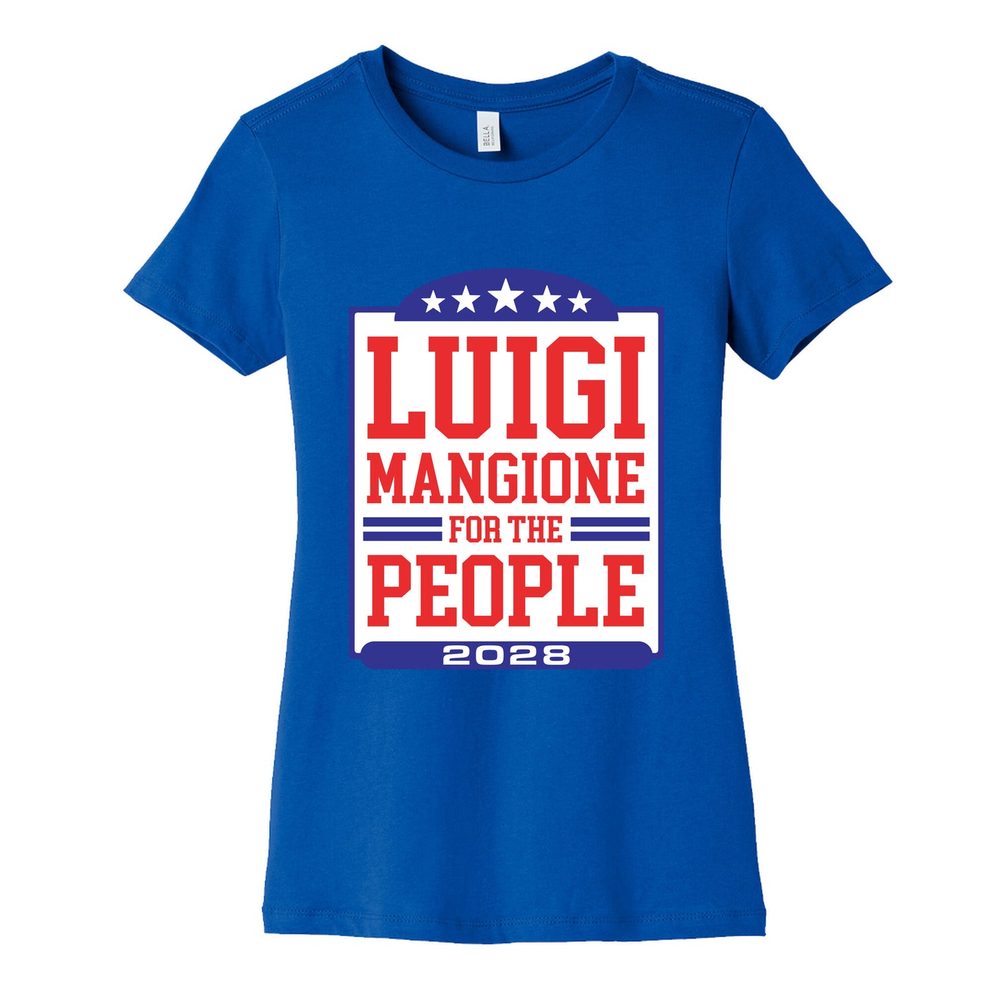 Luigi Mangione For The People 2028 Womens Cotton Tee