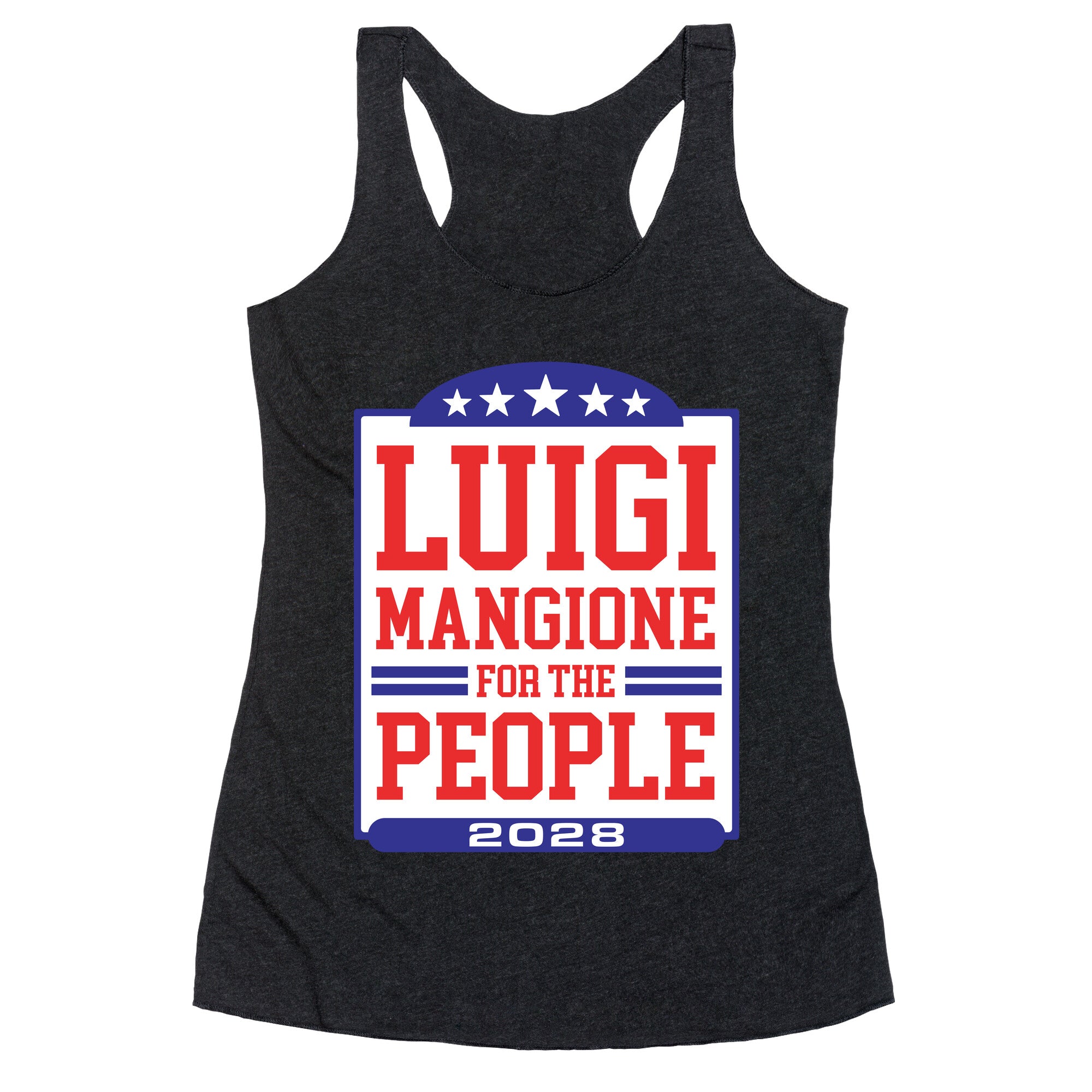 Luigi Mangione For The People 2028 Racerback Tank