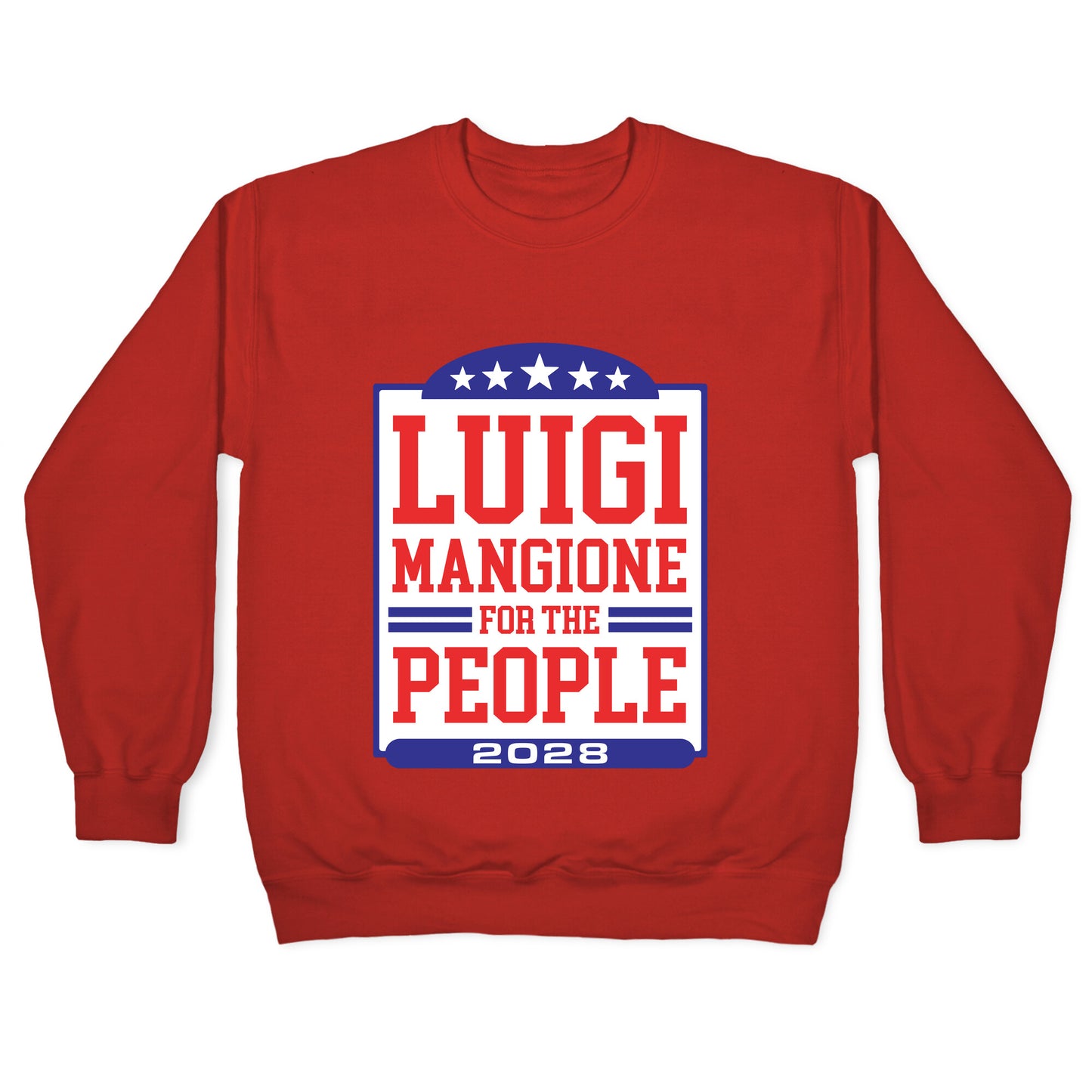 Luigi Mangione For The People 2028 Crewneck Sweatshirt