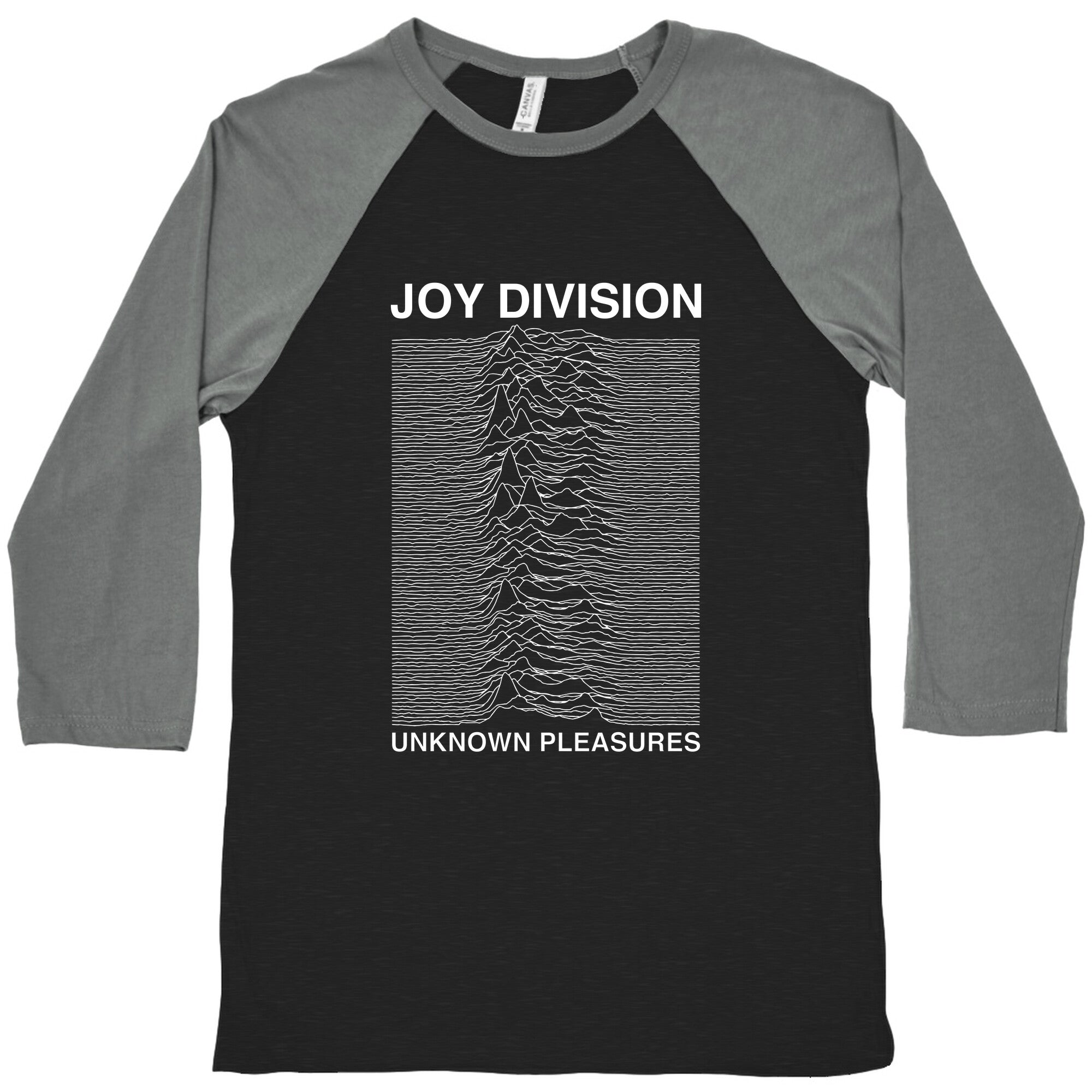 Joy Division Unknown Pleasures Baseball Tee