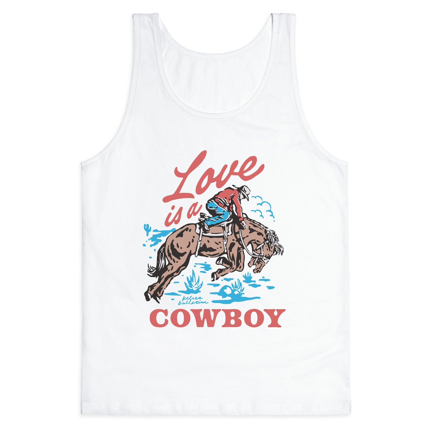 Kelsea Ballerini Love Is A Cowboy Tank Top