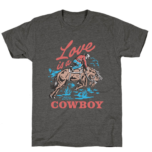 Kelsea Ballerini Love Is A Cowboy Unisex Triblend Tee