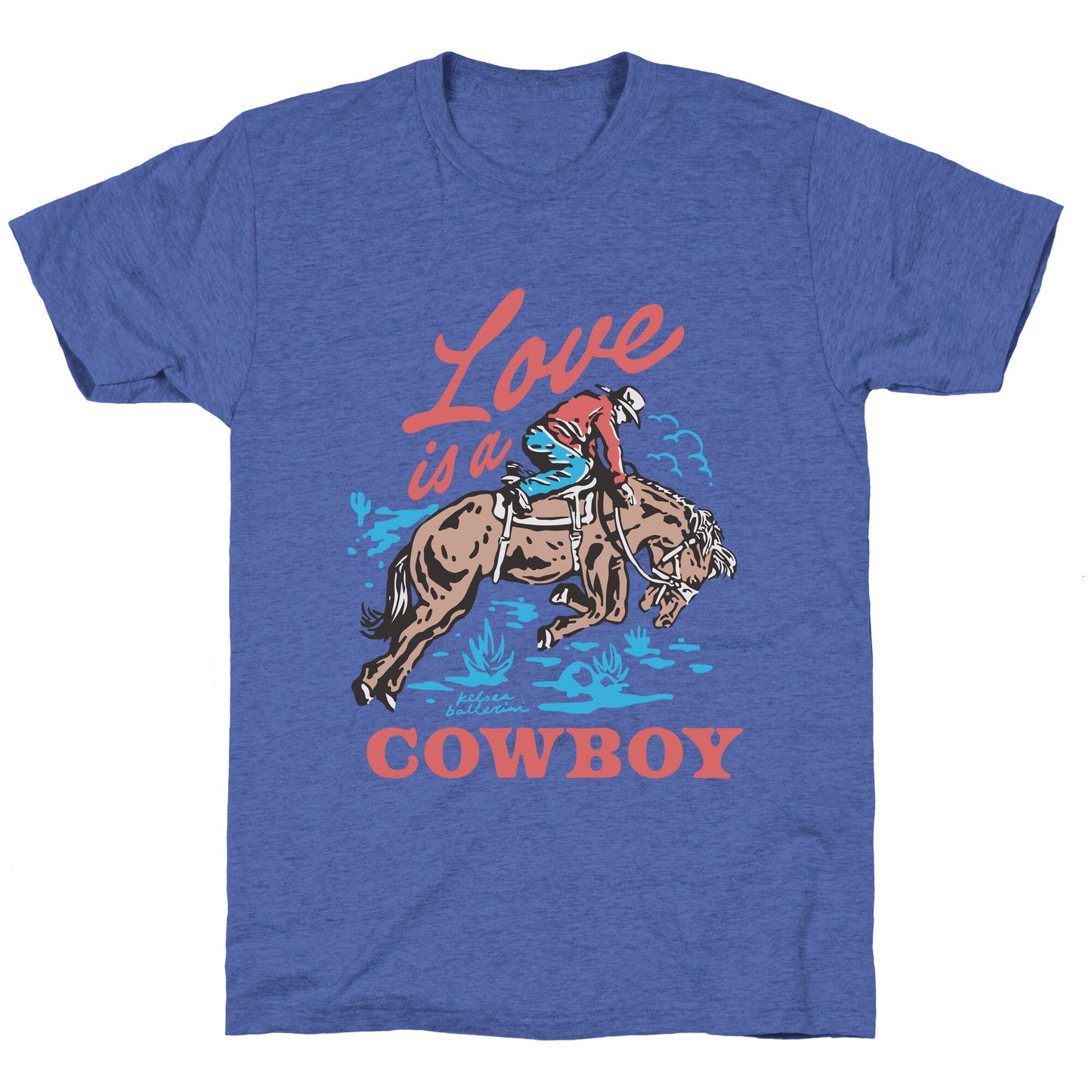 Kelsea Ballerini Love Is A Cowboy Unisex Triblend Tee
