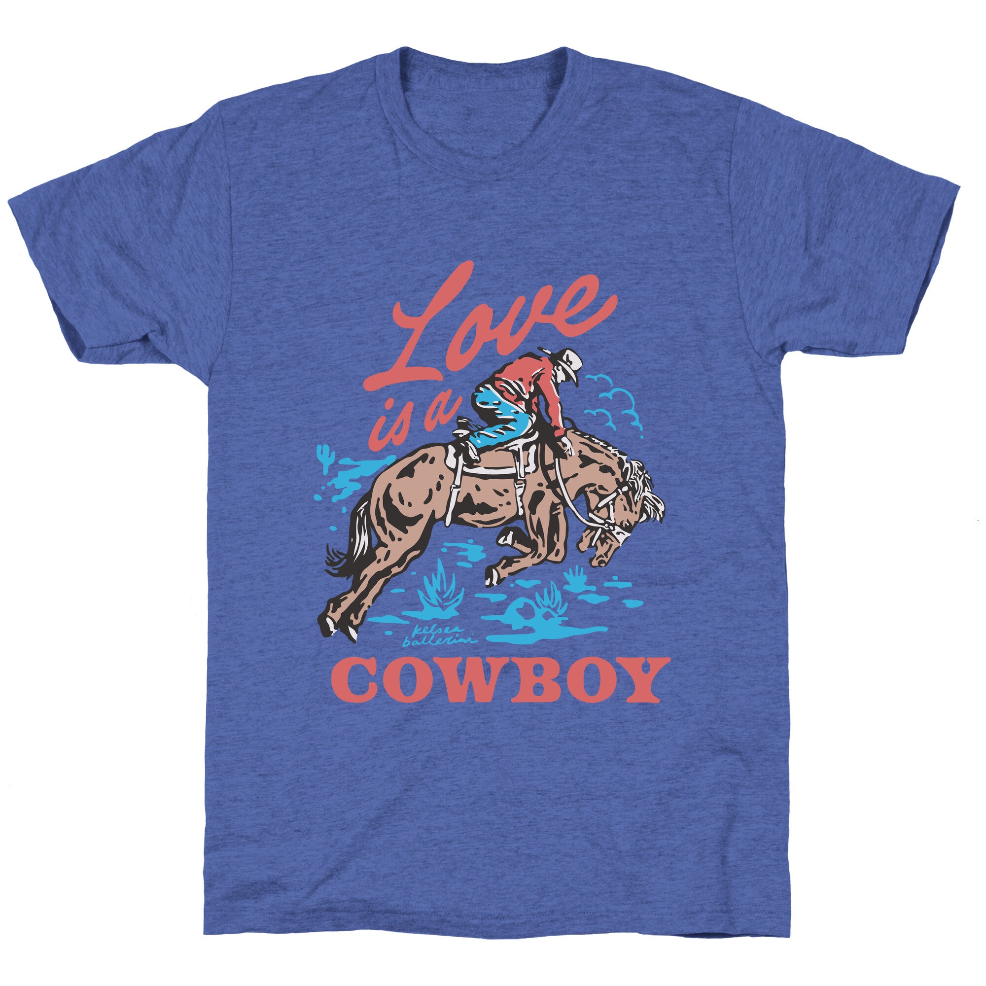 Kelsea Ballerini Love Is A Cowboy Unisex Triblend Tee