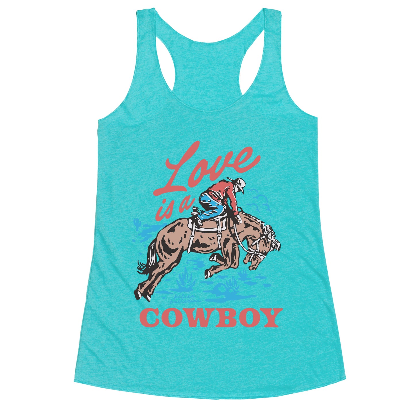 Kelsea Ballerini Love Is A Cowboy Racerback Tank