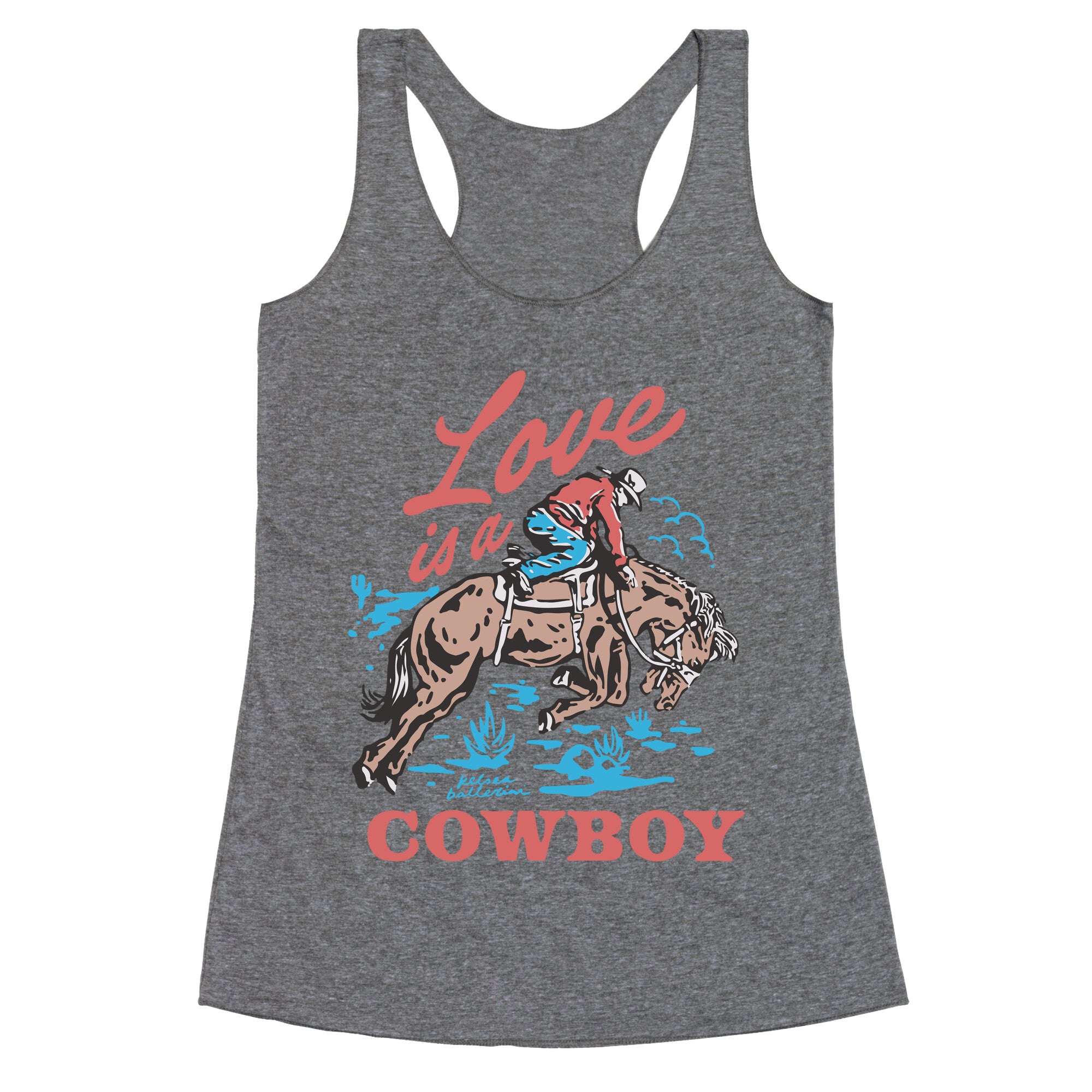 Kelsea Ballerini Love Is A Cowboy Racerback Tank