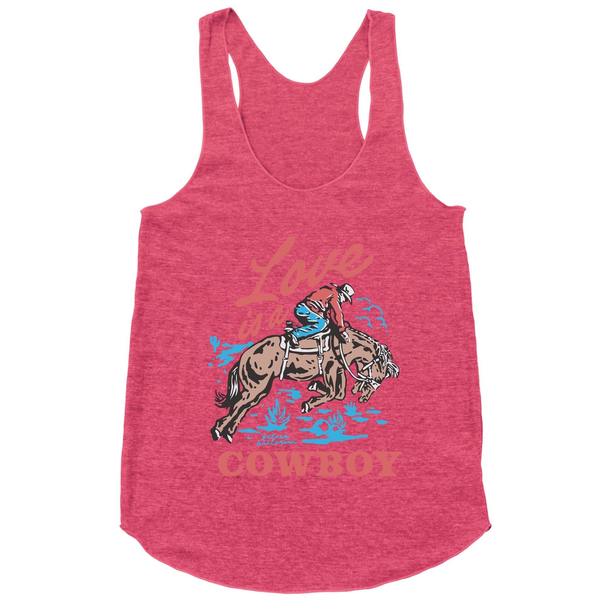 Kelsea Ballerini Love Is A Cowboy Racerback Tank