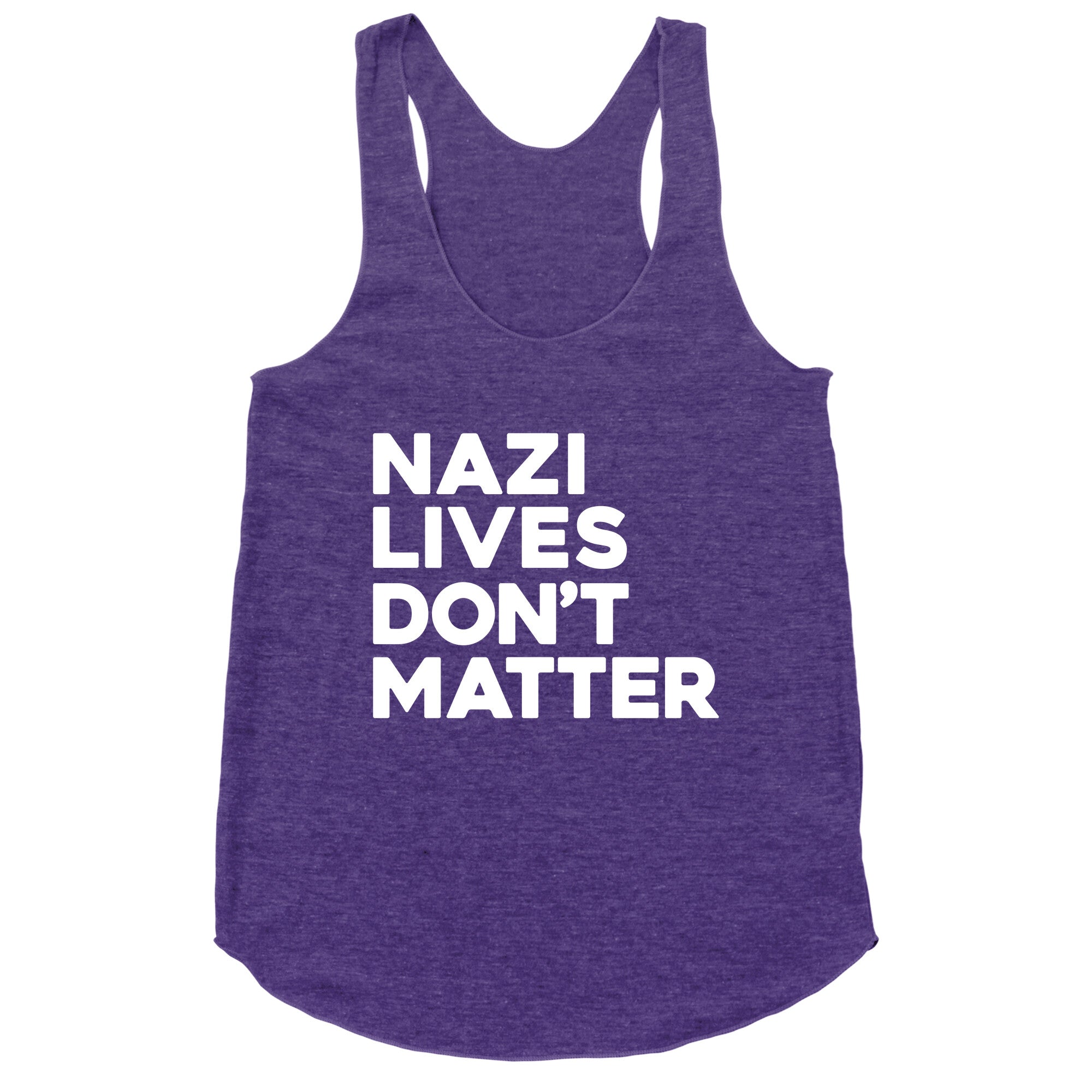 Nazi Lives Dont Matter Racerback Tank