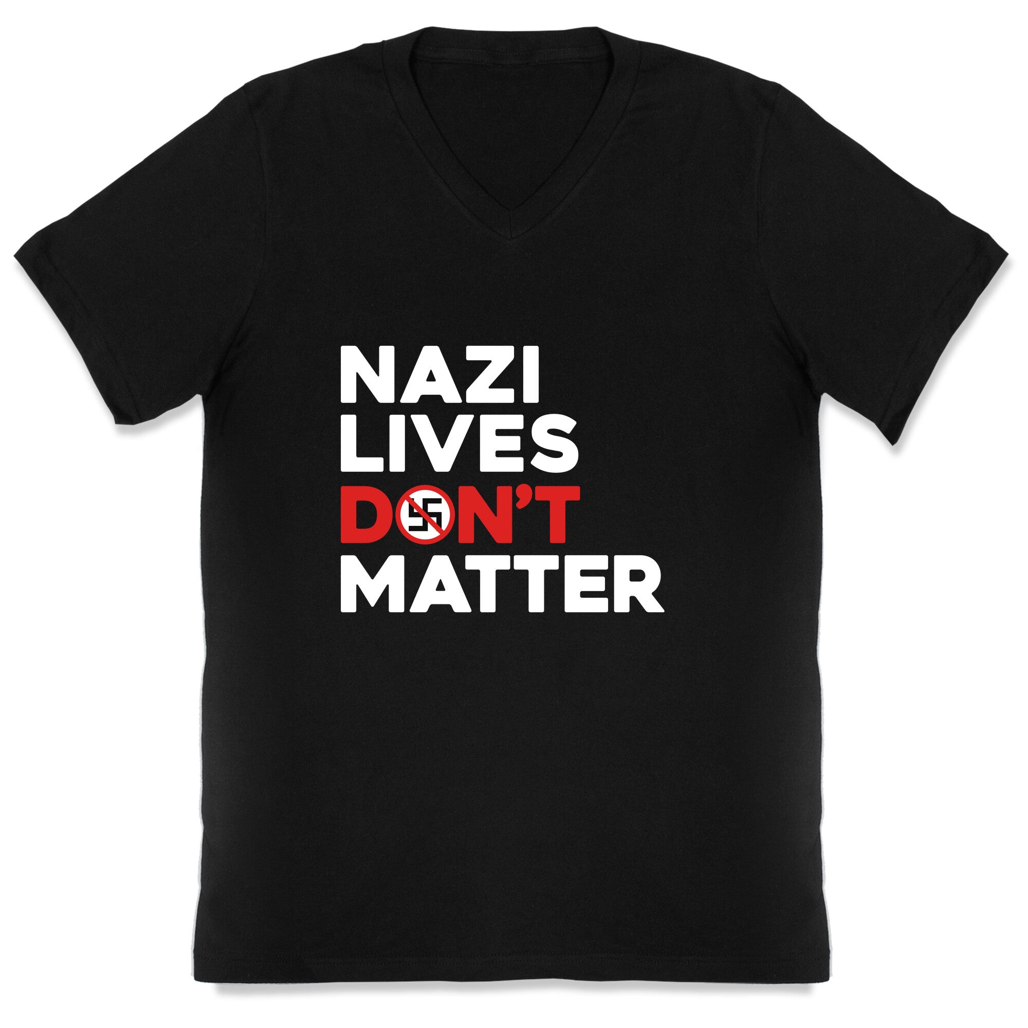 Nazi Lives Dont Matter Red V-Neck