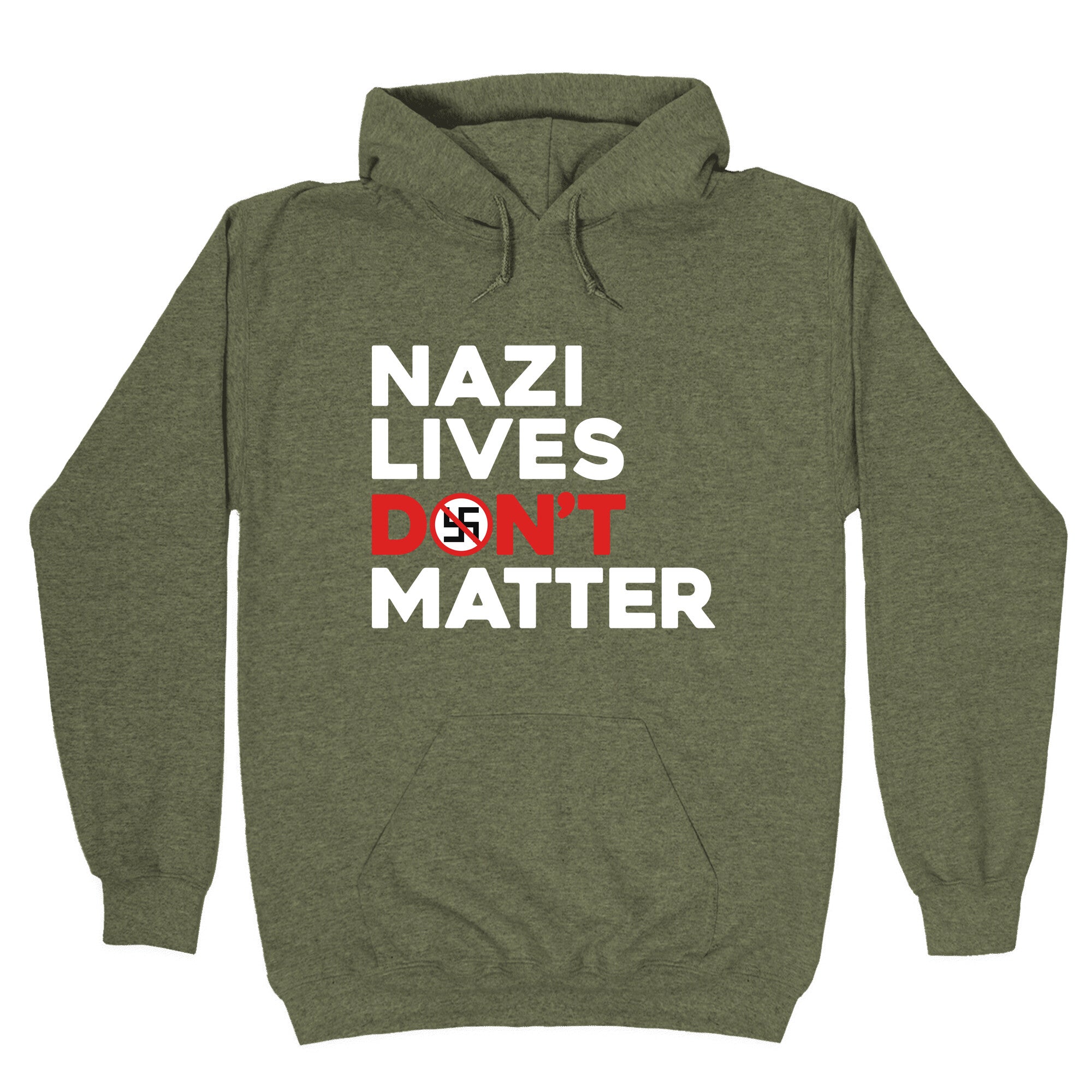 Nazi Lives Dont Matter Red Hoodie