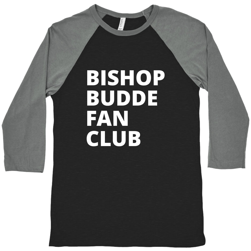 Bishop Budde Fan Club Baseball Tee