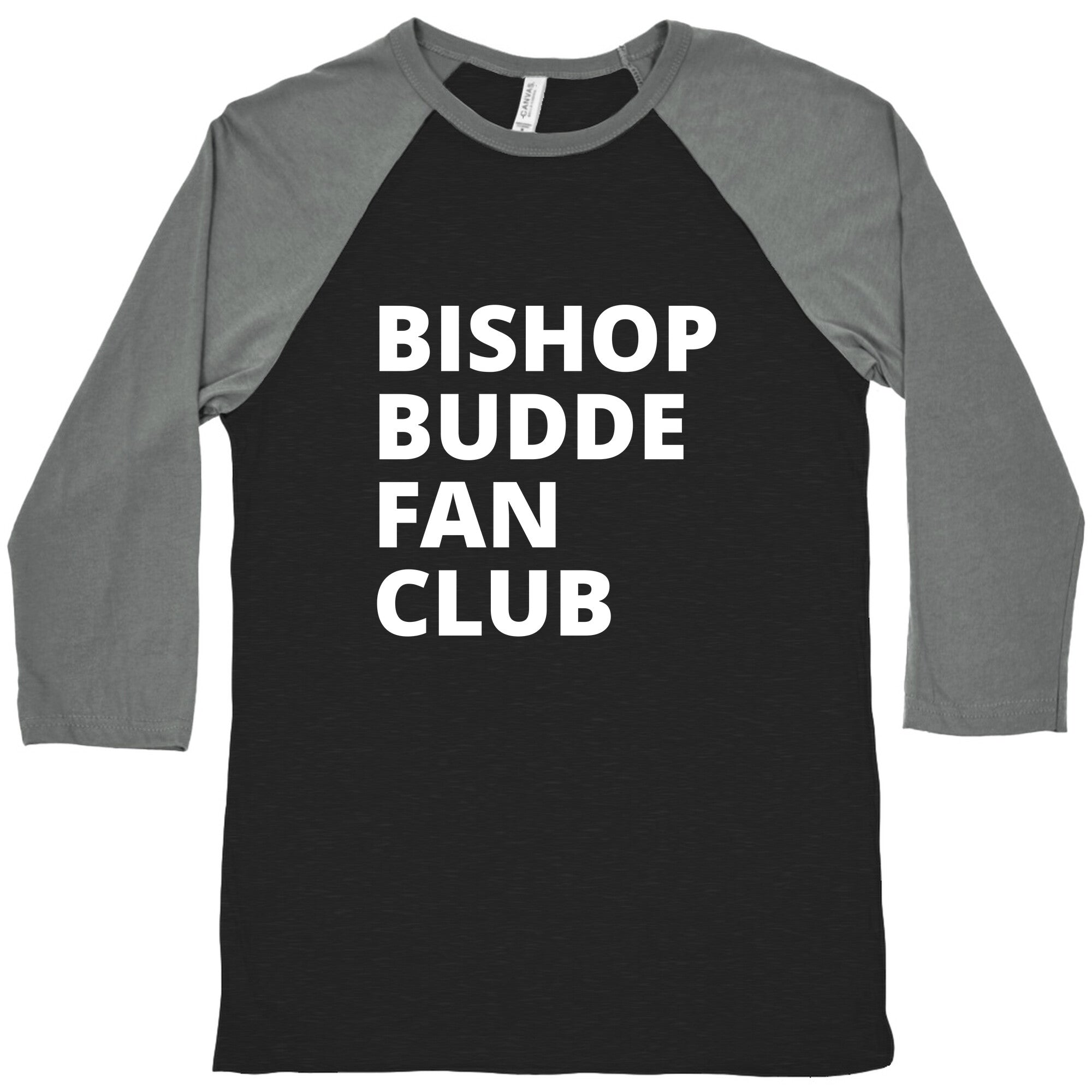 Bishop Budde Fan Club Baseball Tee