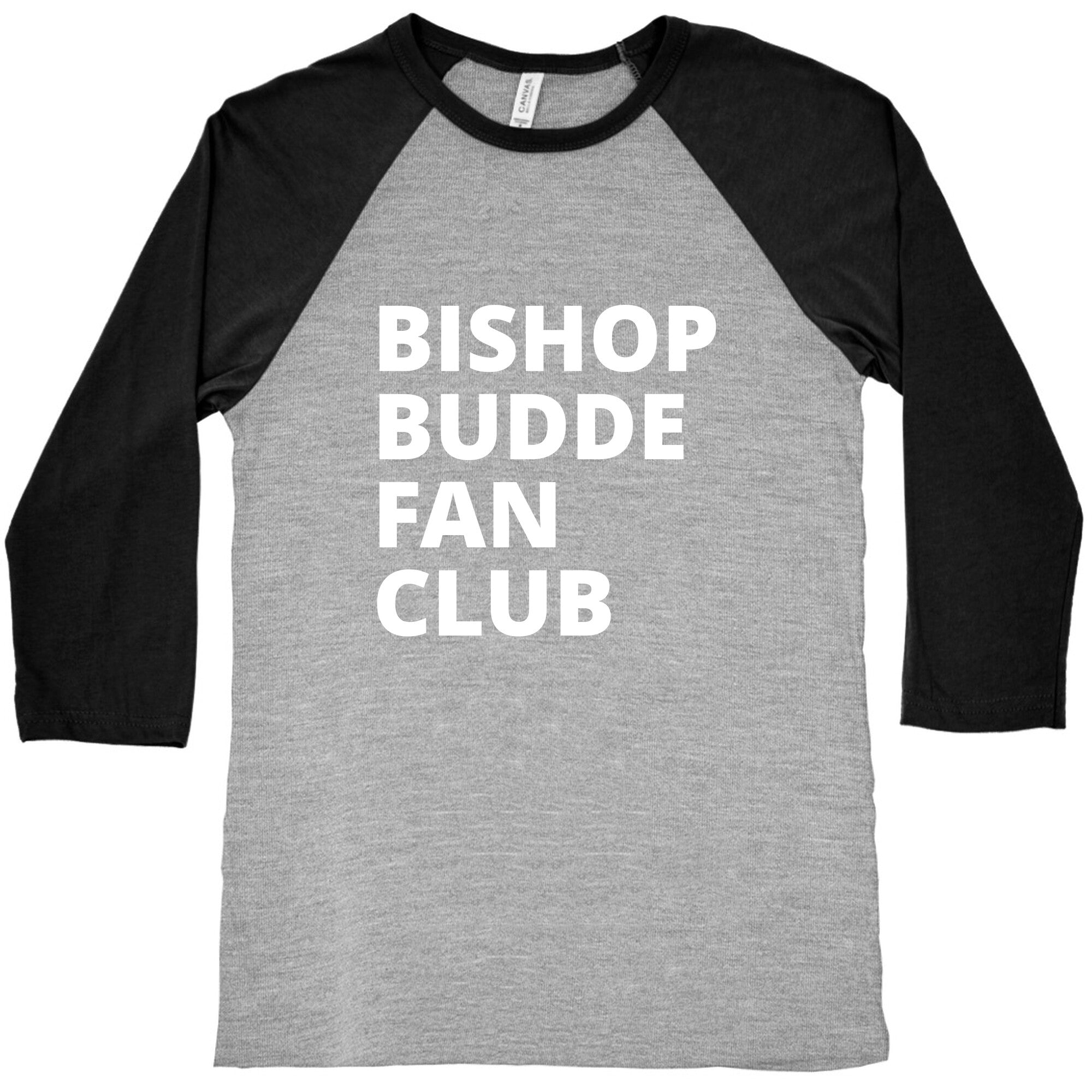 Bishop Budde Fan Club Baseball Tee