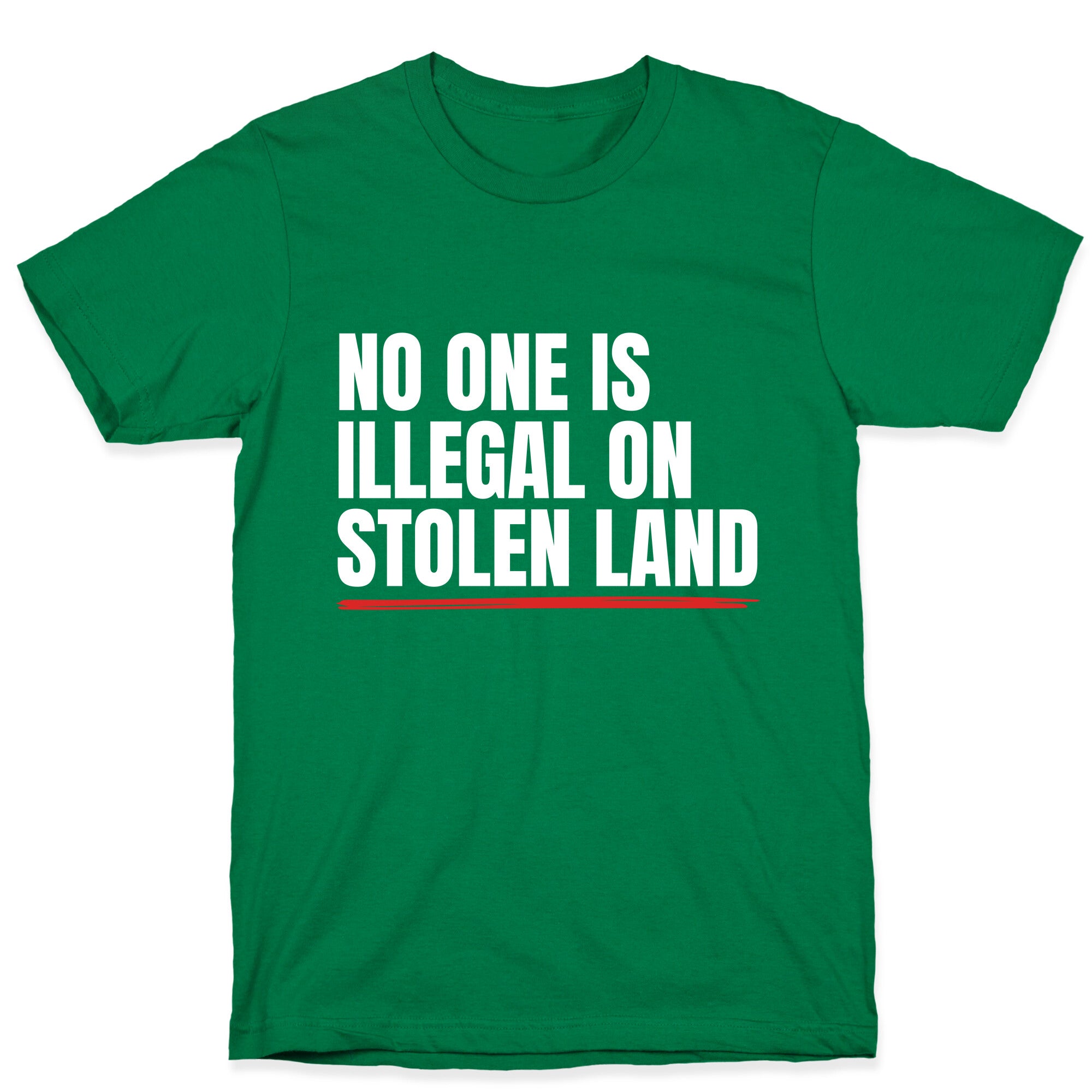 No One Is Illegal On Stolen Land T-Shirt
