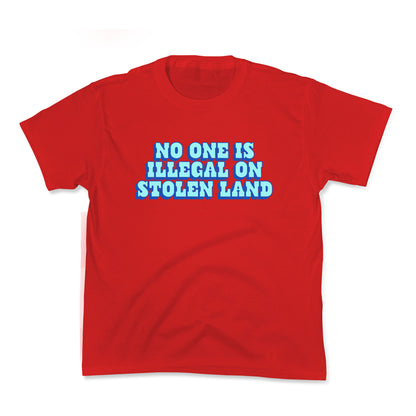 No One Is Illegal Kids Tee