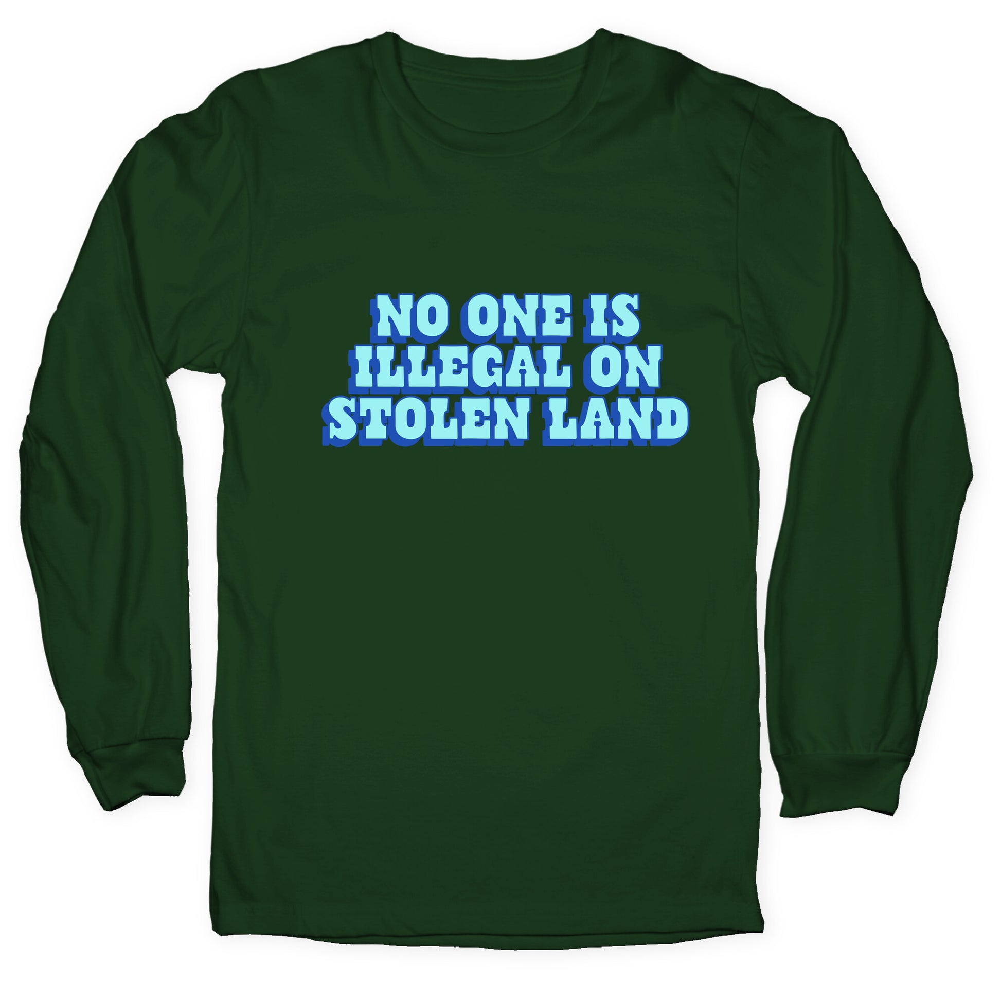 No One Is Illegal Longsleeve Tee