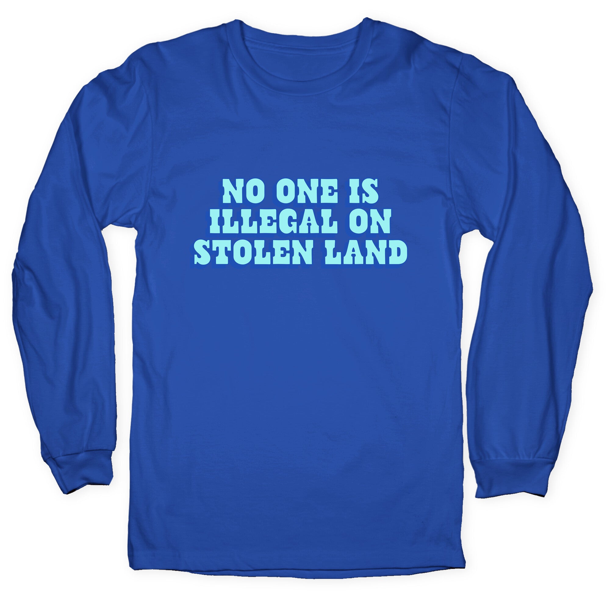 No One Is Illegal Longsleeve Tee