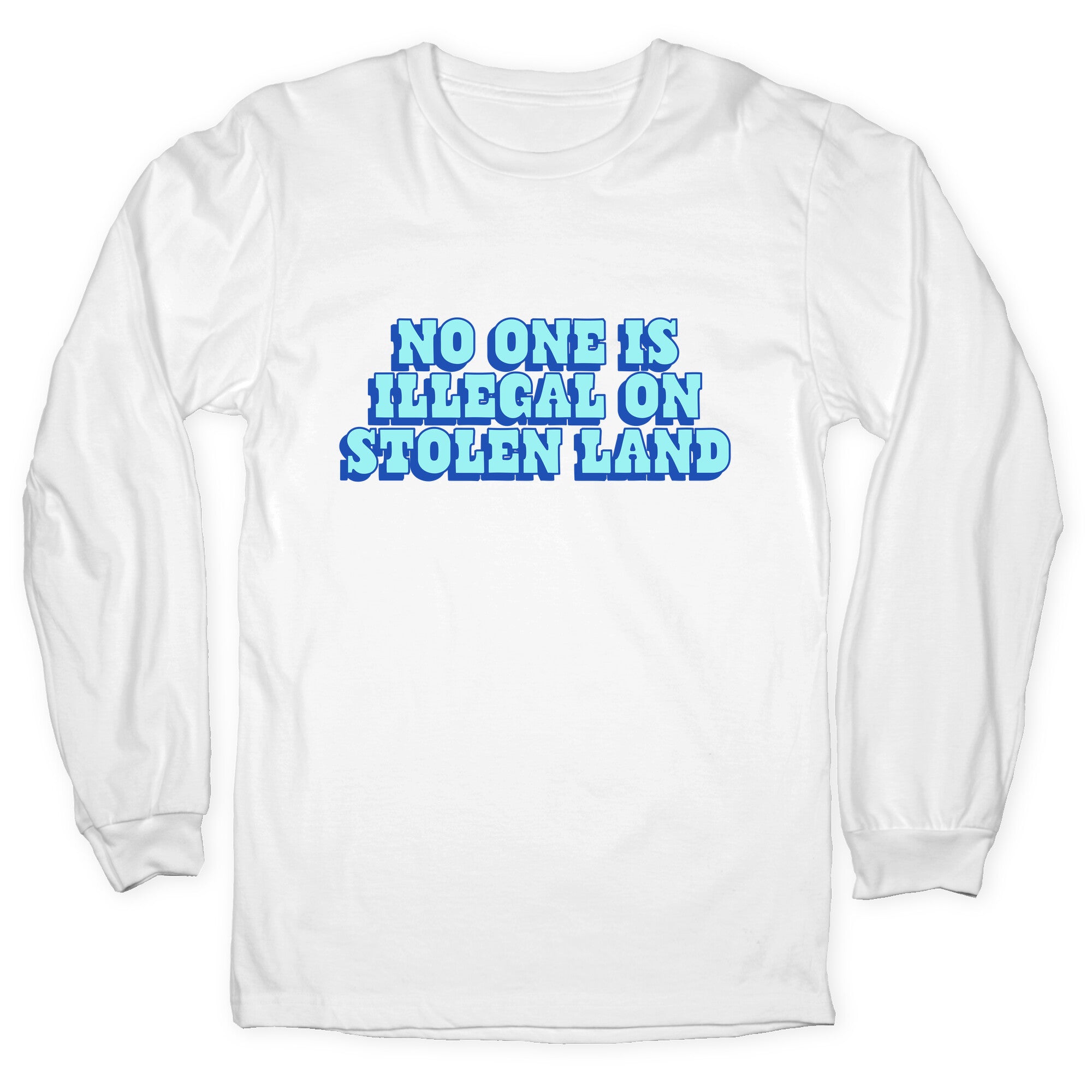 No One Is Illegal Longsleeve Tee