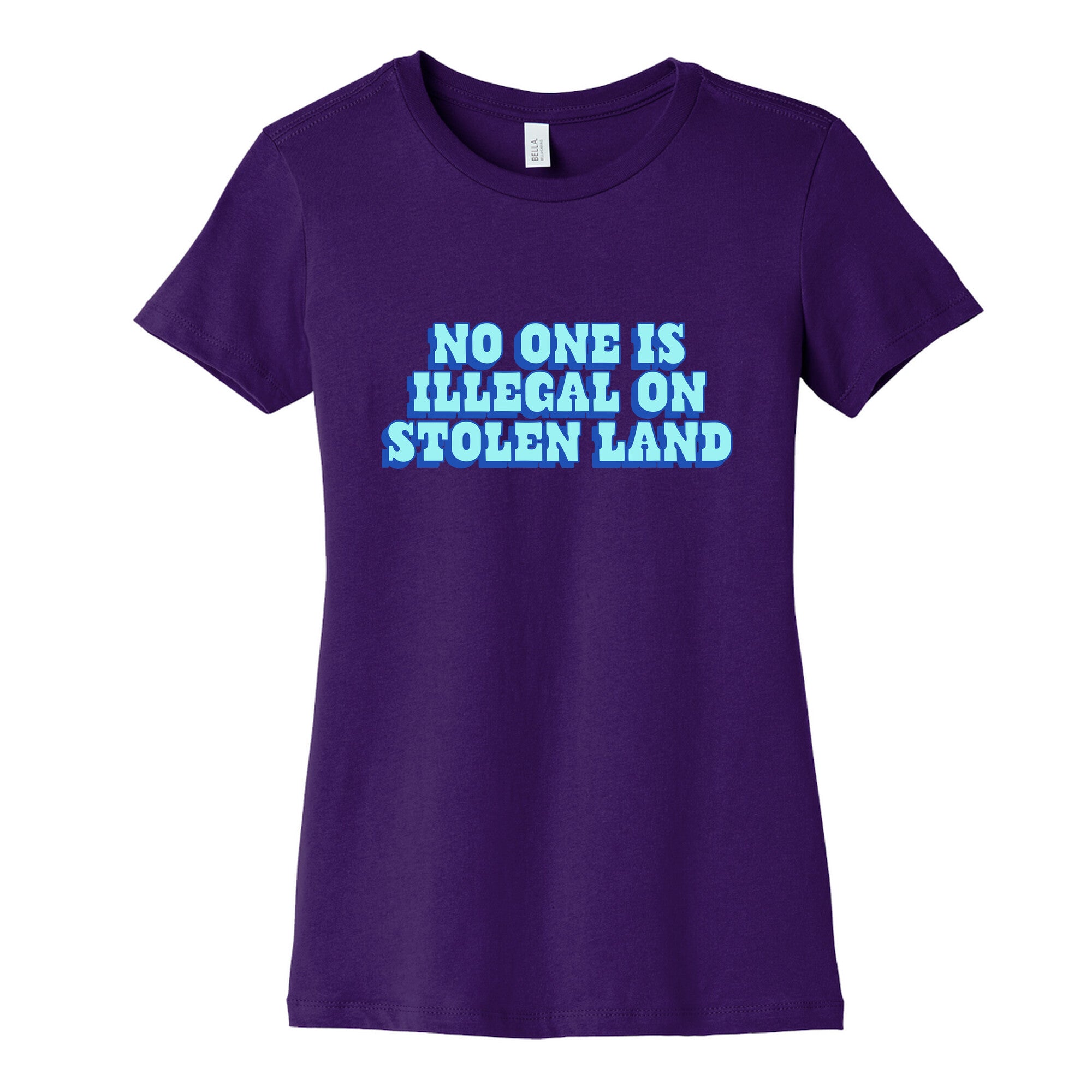 No One Is Illegal Womens Cotton Tee