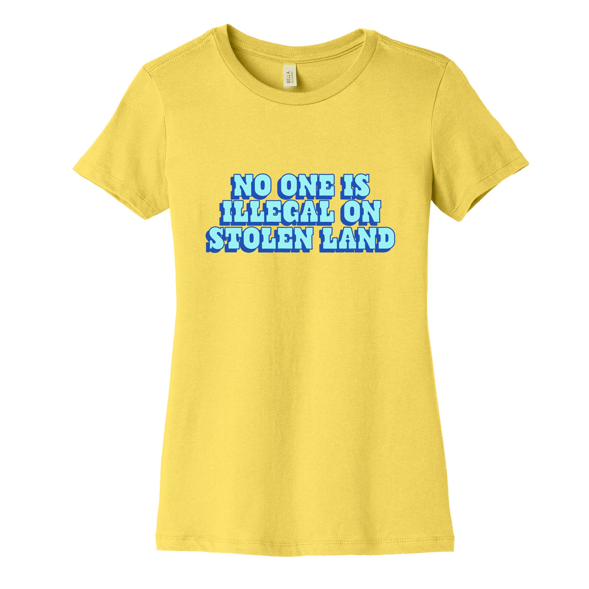 No One Is Illegal Womens Cotton Tee