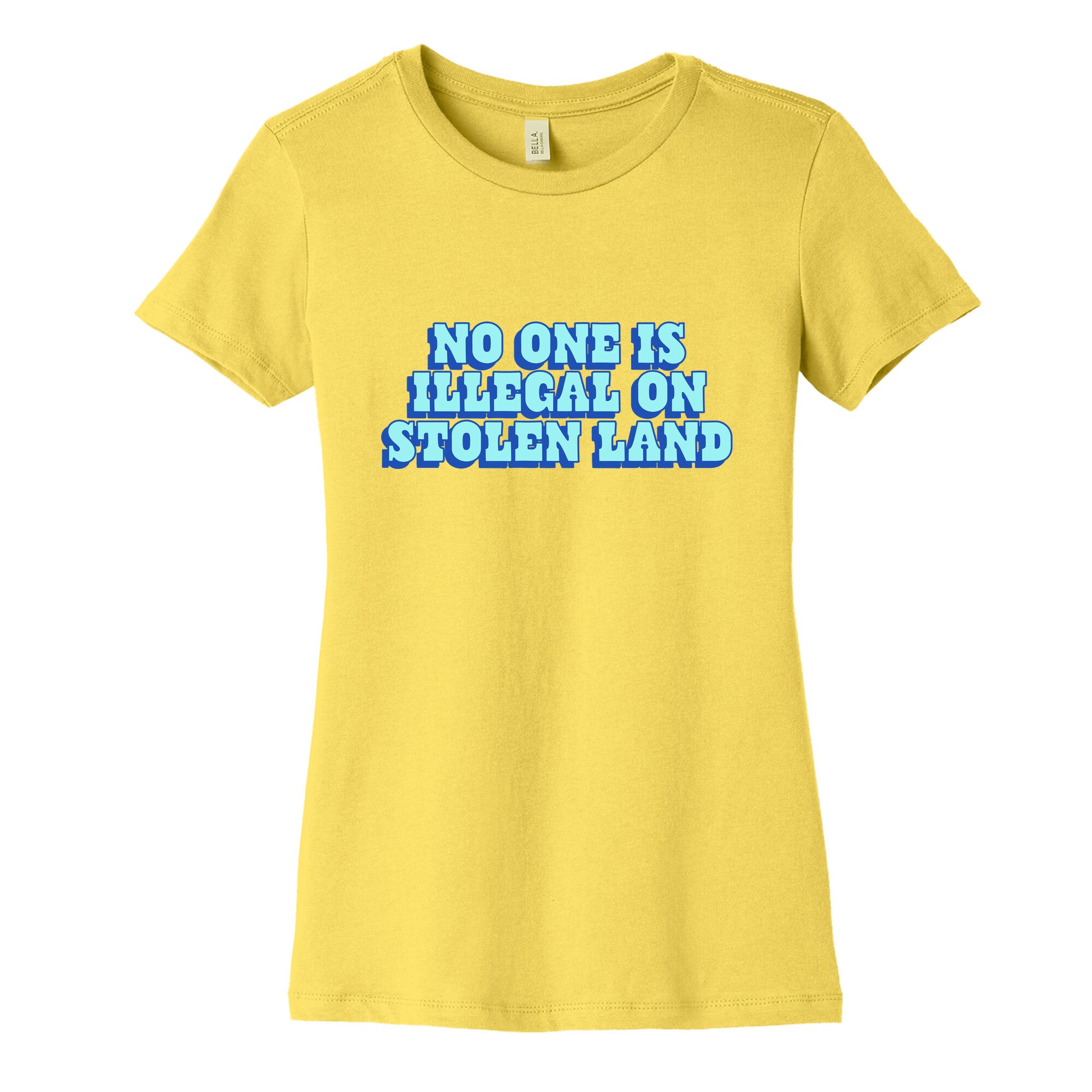 No One Is Illegal Womens Cotton Tee