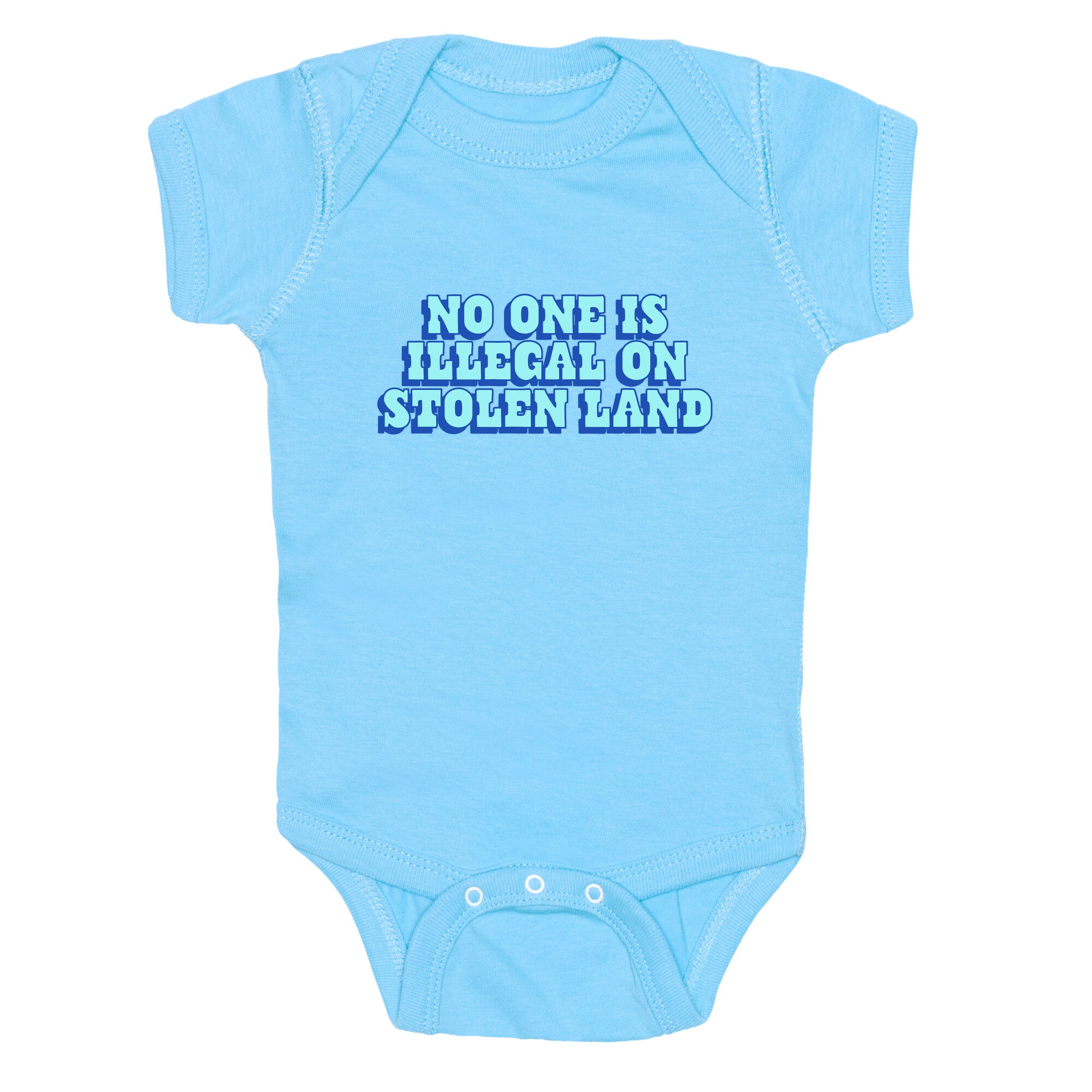 No One Is Illegal Baby One-Piece