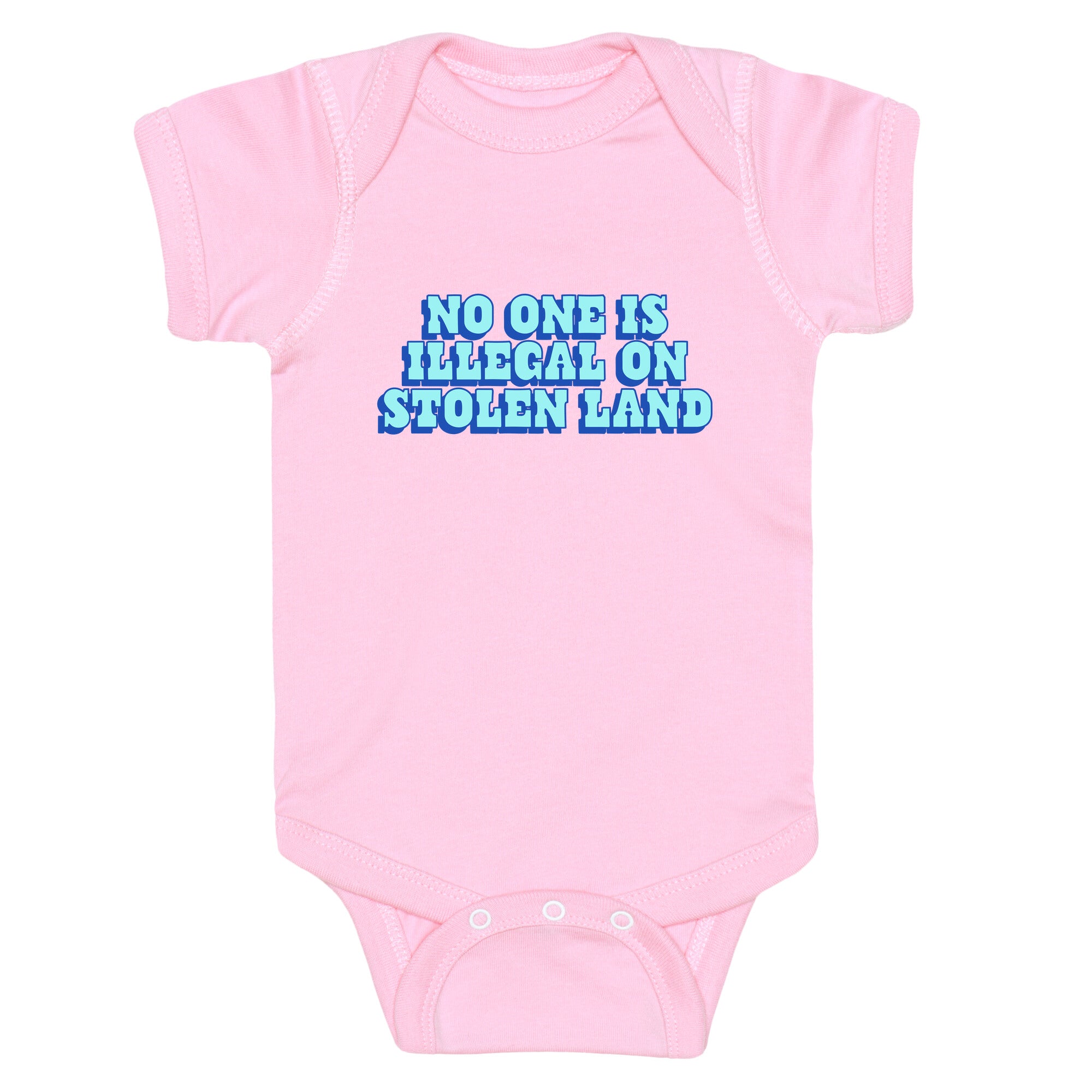 No One Is Illegal Baby One-Piece