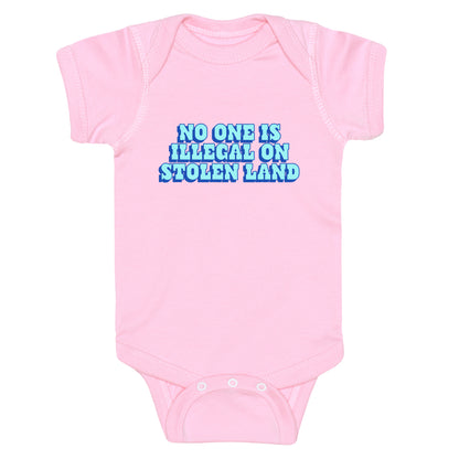 No One Is Illegal Baby One-Piece