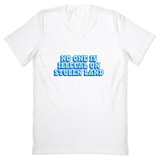 No One Is Illegal V-Neck
