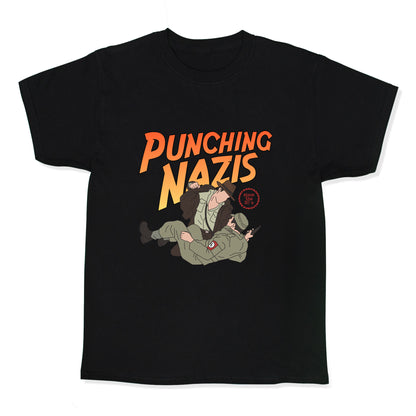 Punching Nazis Since 36 Kids Tee