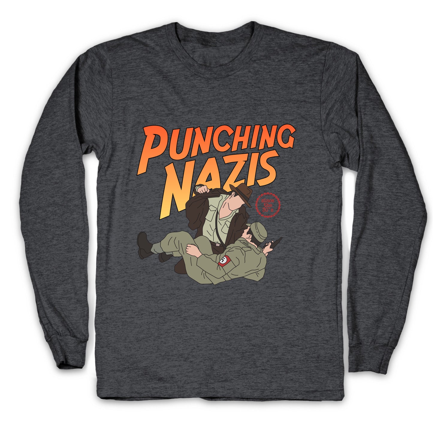 Punching Nazis Since 36 Longsleeve Tee
