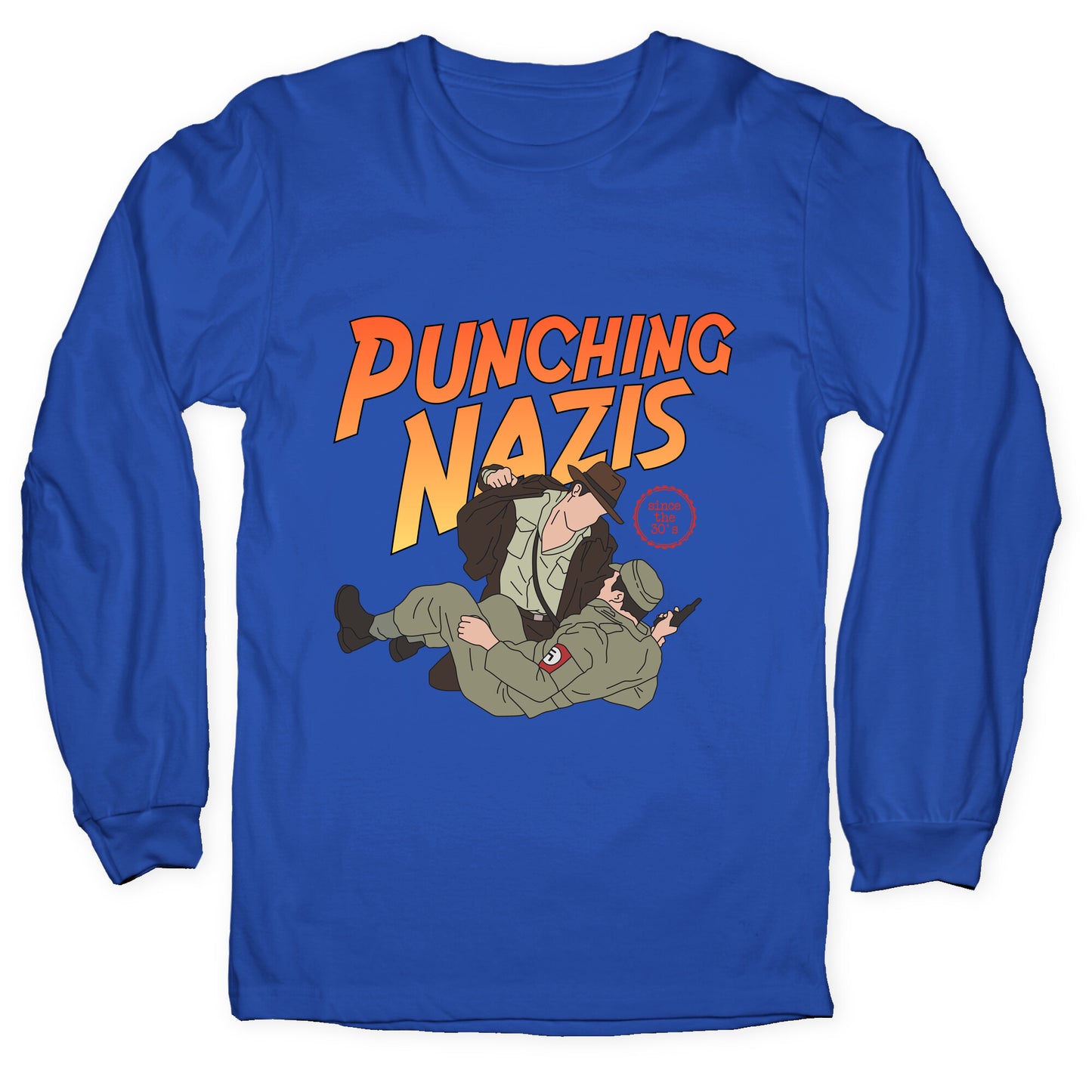 Punching Nazis Since 36 Longsleeve Tee