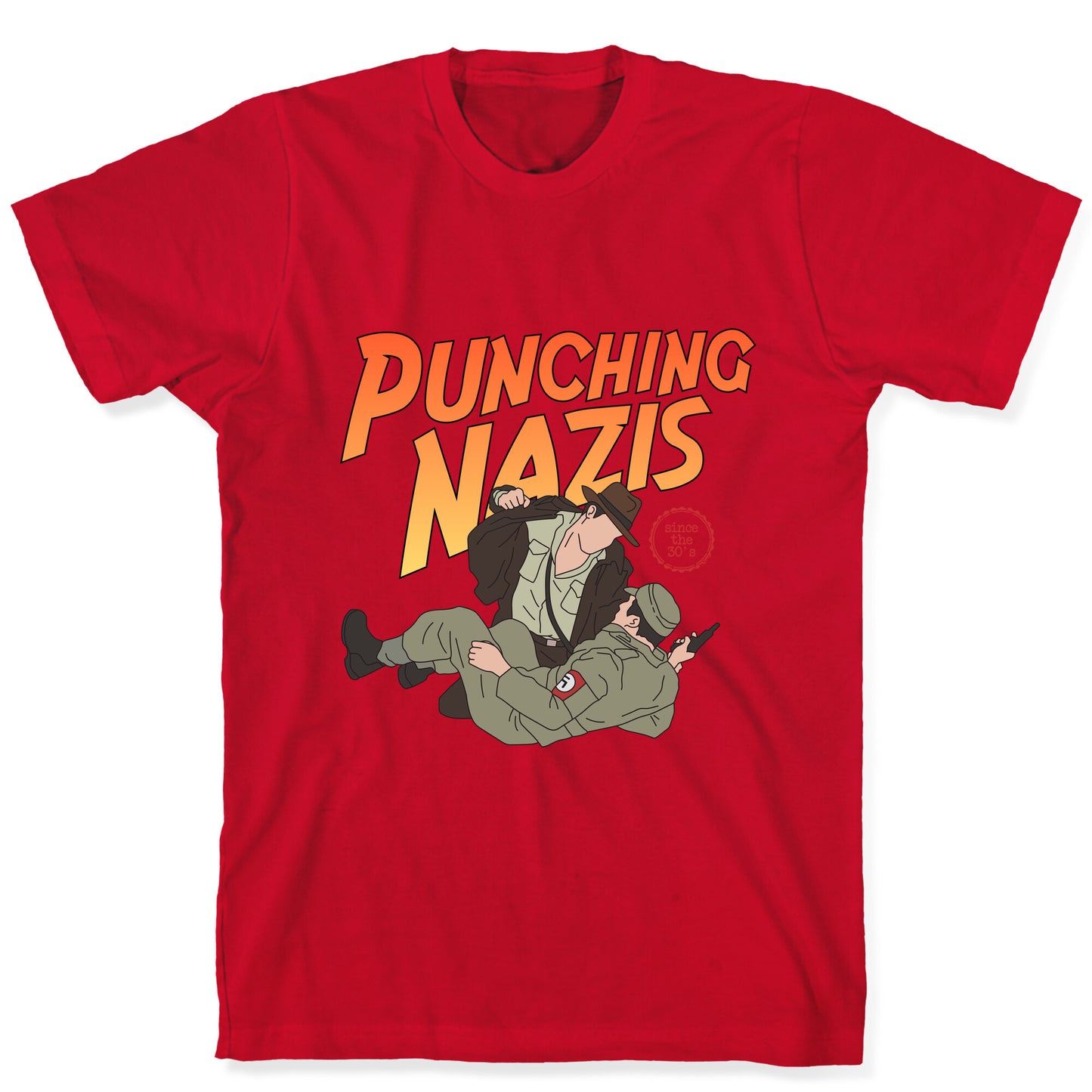 Punching Nazis Since 36 T-Shirt