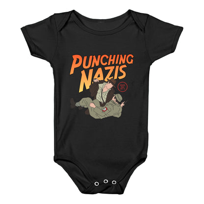 Punching Nazis Since 36 Baby One-Piece