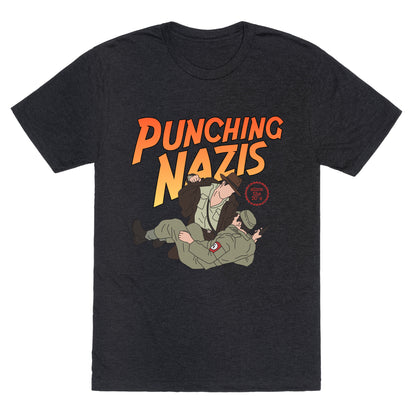 Punching Nazis Since 36 Unisex Triblend Tee