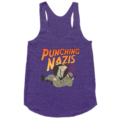 Punching Nazis Since 36 Racerback Tank