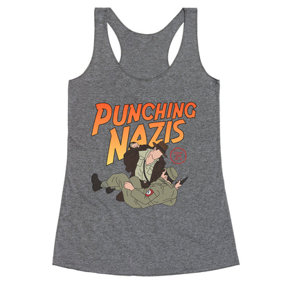 Punching Nazis Since 36 Racerback Tank