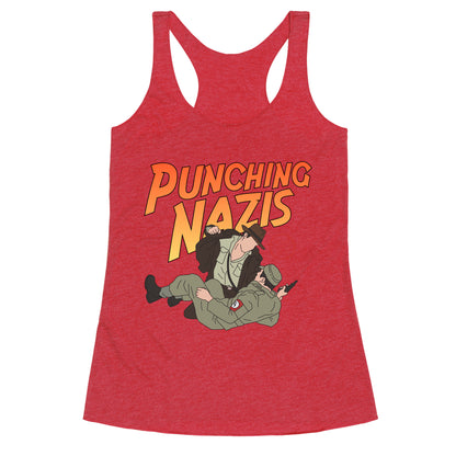 Punching Nazis Since 36 Racerback Tank