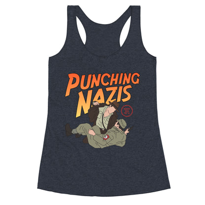 Punching Nazis Since 36 Racerback Tank