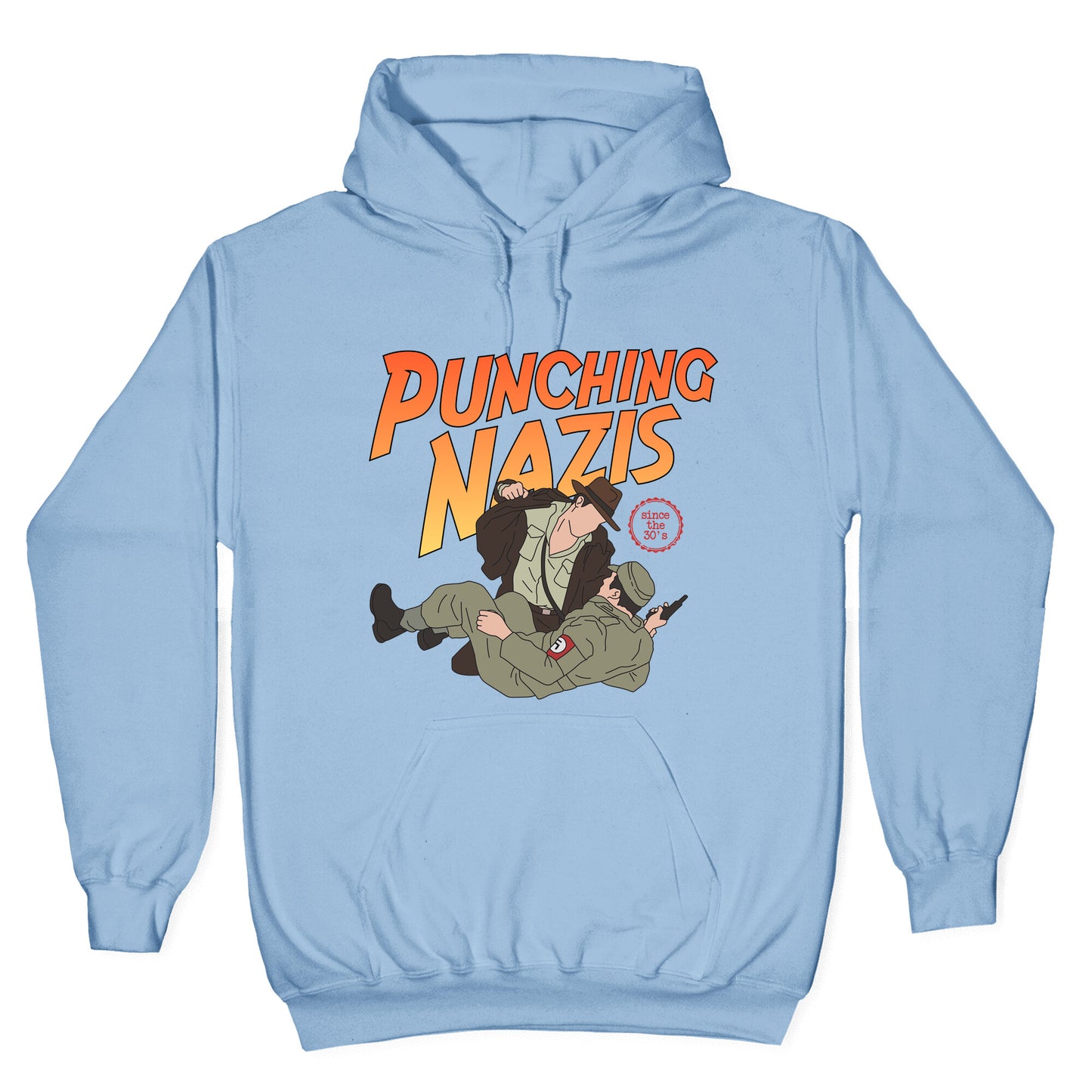 Punching Nazis Since 36 Hoodie