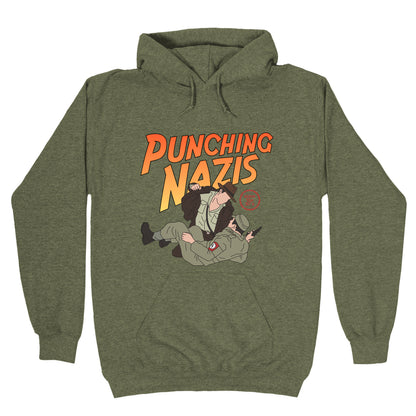 Punching Nazis Since 36 Hoodie